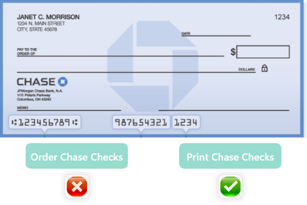 Customize Your Chase Checks For Free