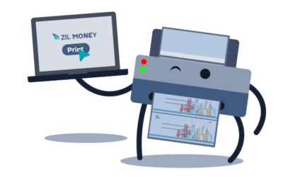 Print Personal Checks or Business Checks from Zil Money Using a Regular Printer