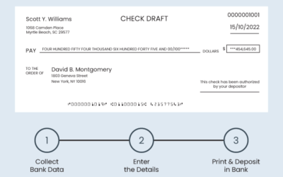 Stop Going to the Bank for Check Draft, Instead Print Yourself