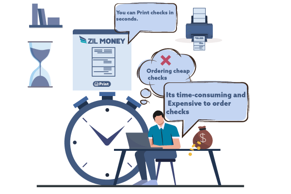 Online Check Order is Outdated: Print Them with Zil Money