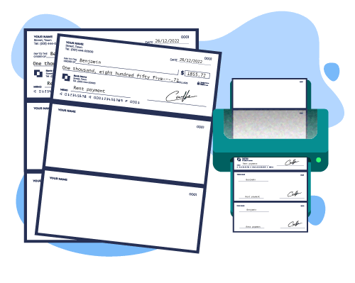 A Bill.com Alternative Zil Money Ready to Print Checks Using Regular Printer and Blank Check Paper.