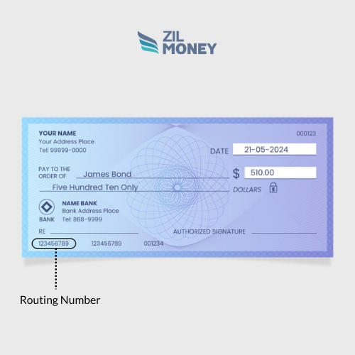 An Image of Check, Highlighting the Importance of Check Routing Number Location for Secure Transactions.