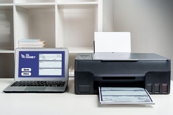 A Printer and A Laptop Printing Checks On Blank Stock Paper, Event Management Made Easy with the Cloud-based Platform The Best Versa Check Printing Alternative