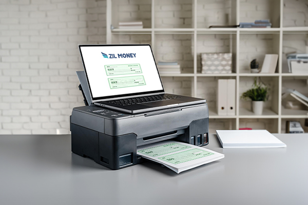 A Printer Used to Print Checks Instead of Personal Check Ordering Free For Simplify Financial Operations