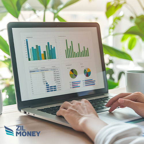 A Laptop Displaying Business Accounting Software For Small Business for Efficient And Cost-Effective Printing Solutions