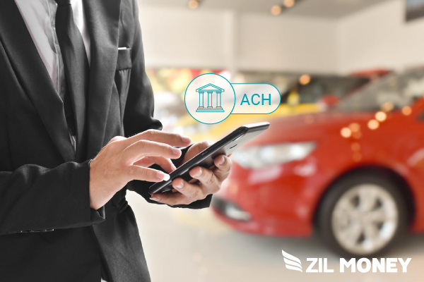 A Businessman Make Car Dealing Using ACH Payment