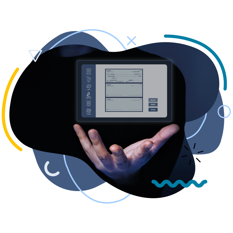 Image Representing Creating and Printing Checks Instantly Instead of Business Check Order.