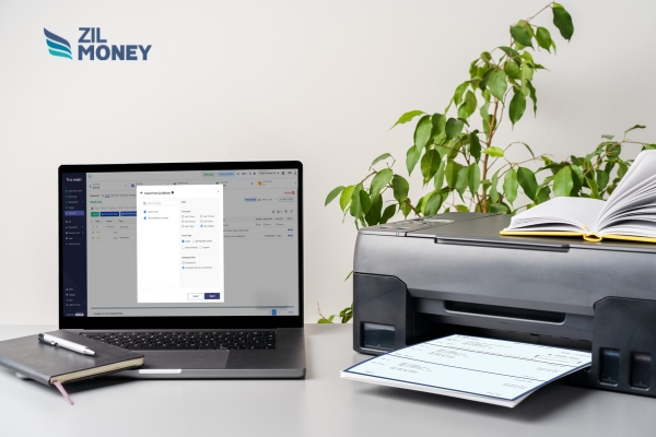 A Laptop And Printer Print QuickBooks Checks. Check Printing for QuickBooks Print, Customize, and Save!