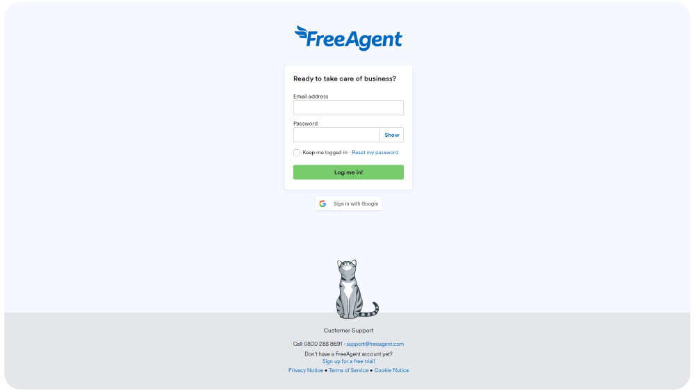 Authorize With Your FreeAgent Account