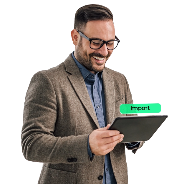 Connect & Import Checks Instantly