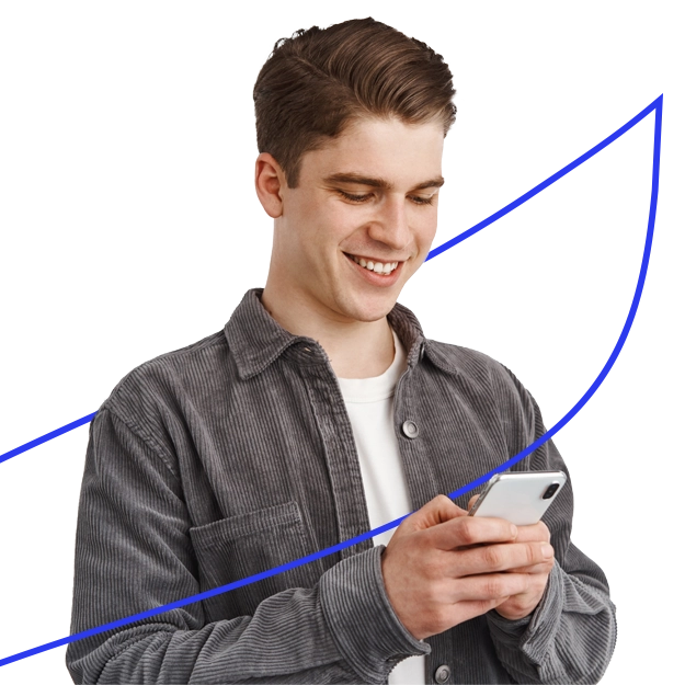 A Man In a Suite Holding a Smartphone No Delays, Just Instant Payments