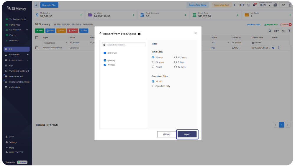 Start Importing Your Invoices