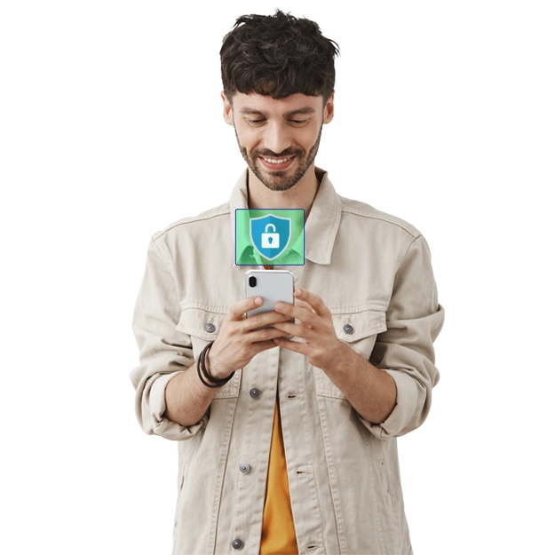 A Man Using A Tablet to Make a Payment. Paying Bills – Effortless Payments via ACH, eCheck, and More