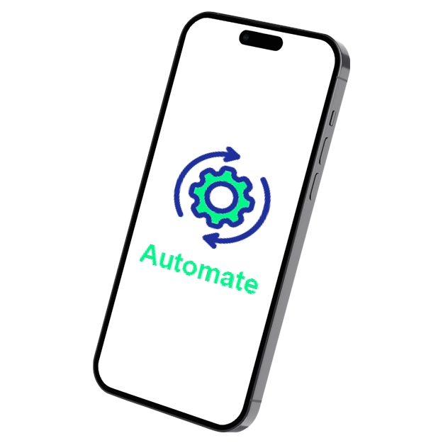 A Phone Displays Platform Interface. Represents Pay My Bill By Printable Checks, Digital Checks, ACH. Keep Cash Flow