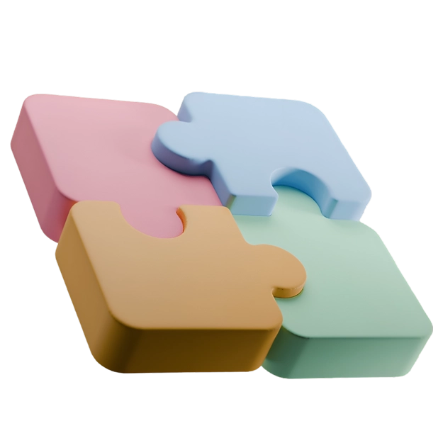 An Image that Shows A Integration Puzzle. Print Checks Software. Online On Demand. Business/Personal