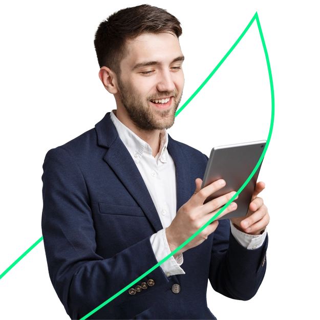 A hand holds a custom check, representing the power to Make Checks Unique.