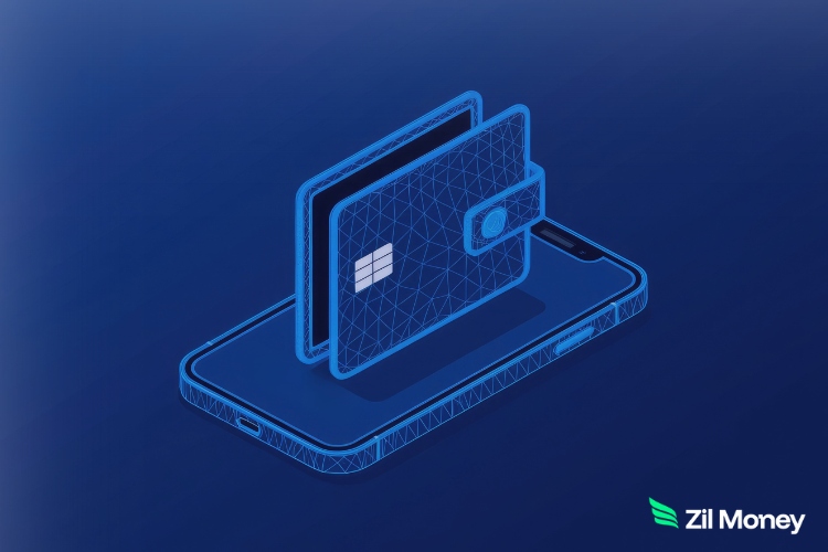 Still Waiting for Payments? It’s 2025—Time for a Digital Wallet A Smartphone with a Glowing Wallet Icon Shows How a Digital Wallet Enables Fast and Secure Online Payments.