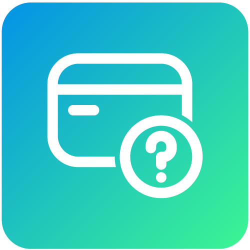 A blue credit card with a wave design, showing how you can turn your car payment into perks and rewards.