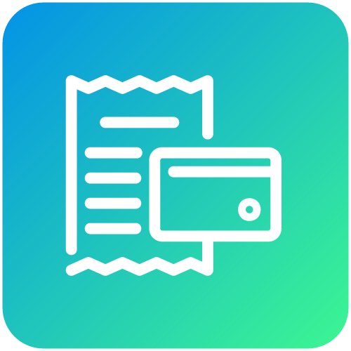 A blue credit card with a wave design, showing how you can turn your car payment into perks and rewards.