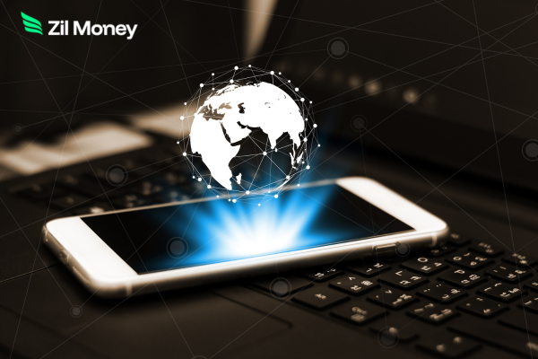 A Smartphone Showing International Payment Mobile App