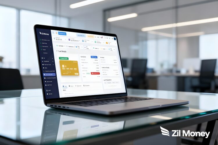 Virtual Cards in 2025: The Game-Changer for Smarter Growth A Laptop Screen Displays a Virtual Card Interface. Instantly Issue Virtual Cards with Customizable Limits and Security
