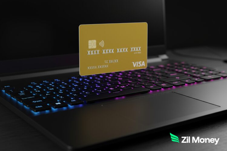 Improve Cash Flow and Efficiency: The Smarter Way to Manage Business Payments in 2025 An Image that Shows A Laptop and Virtual Cards. Gain Control, reduce fraud, andStreamline Business Payment