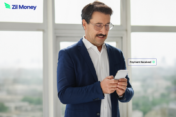 The Simplified Life 4 Features That Transform How SMBs Receive Payments and Maximize Free Time Today A man receiving his payment.