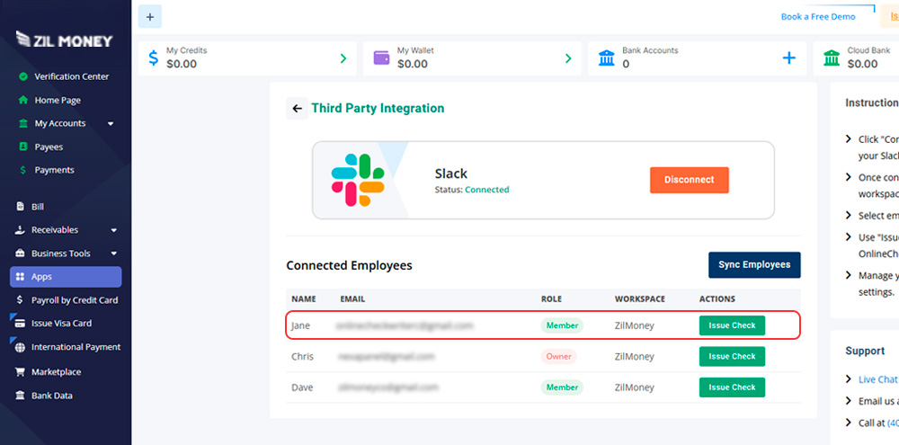 Choose exactly who you want to pay. No need to import everyone.