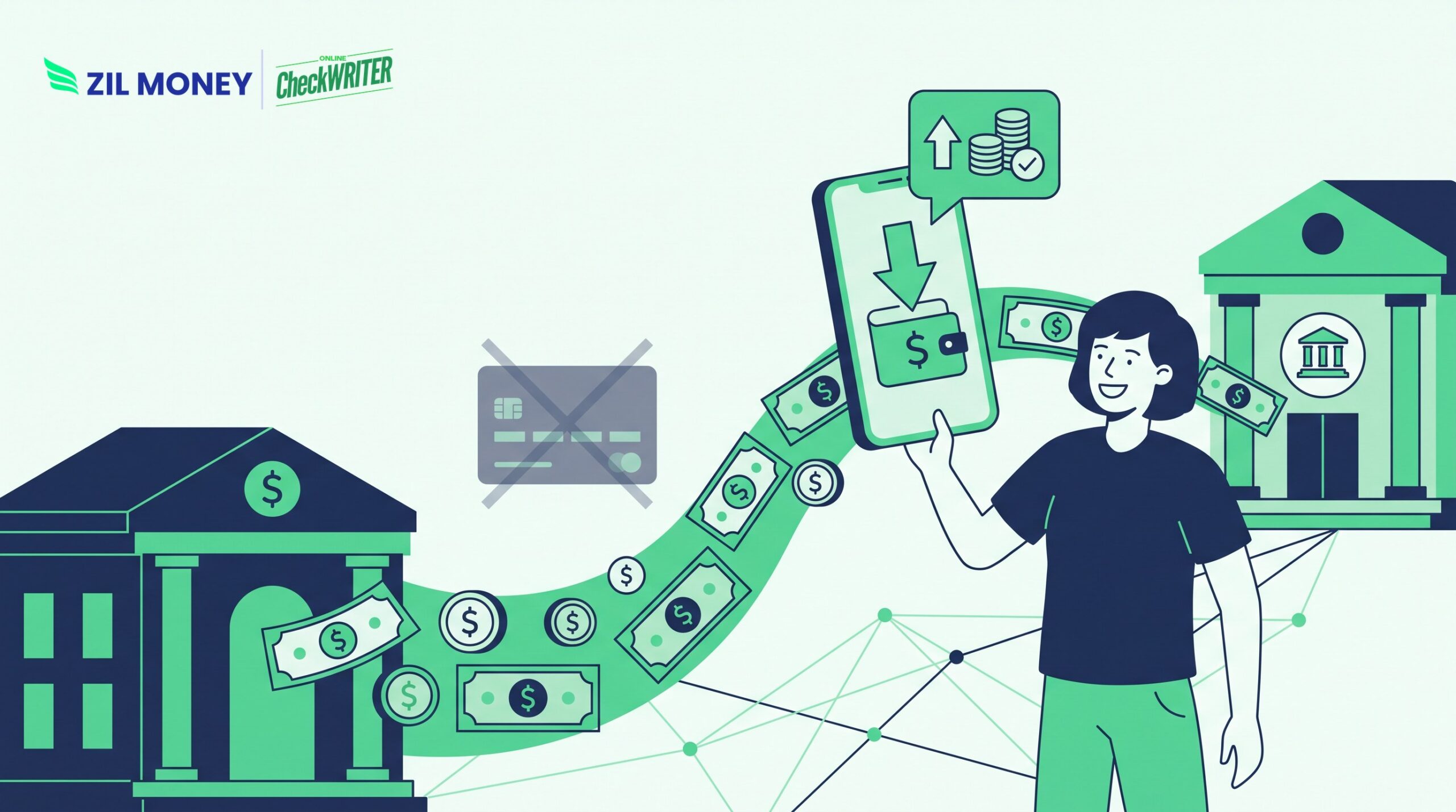 Business owner set up to accept ACH payments online without card fees Business owner set up to accept ACH payments online without card fees