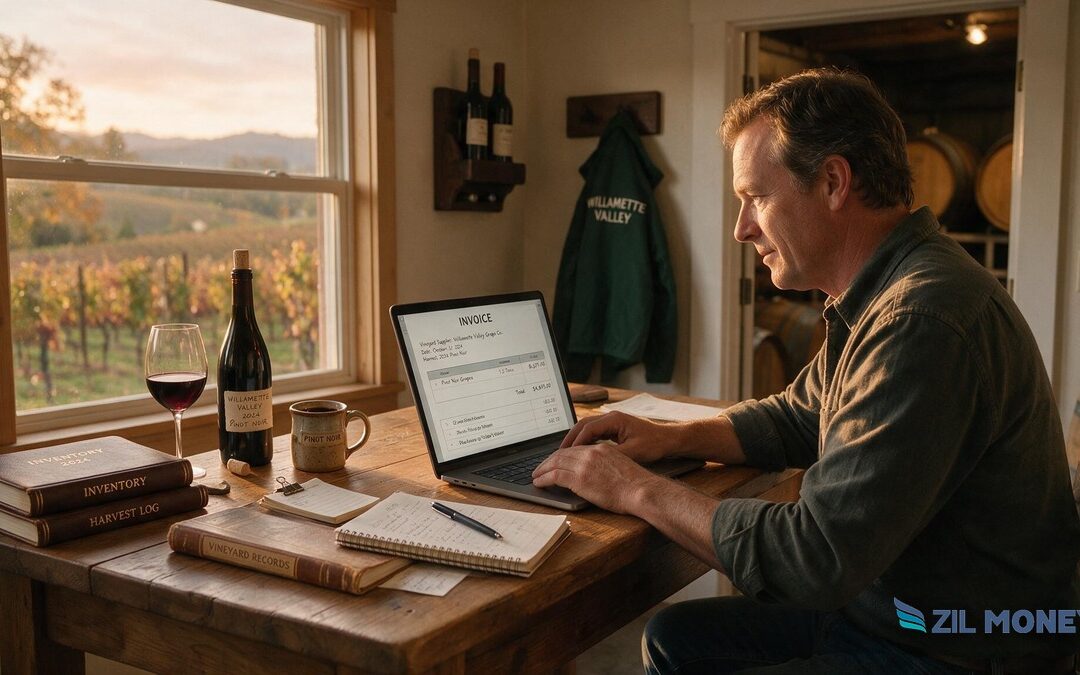 How a Willamette Valley Winery in Oregon Handles Merchant Services and Vendor Payments